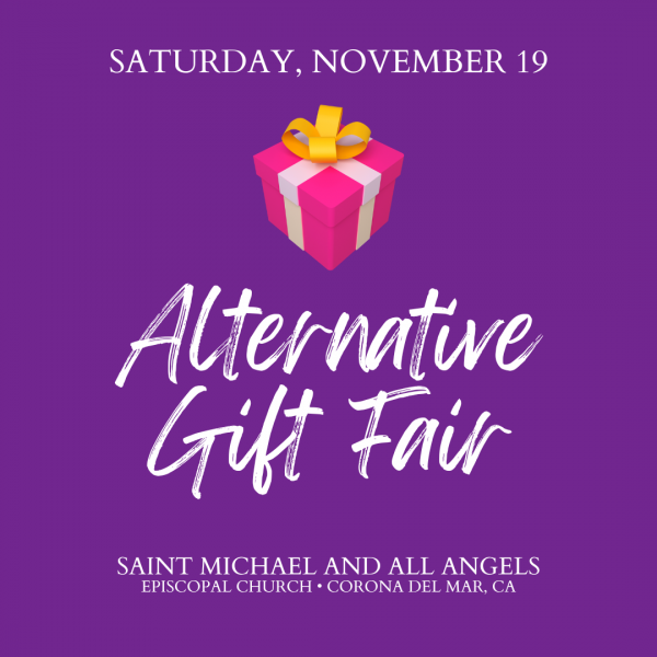 ​Sunday, November 19: Alternative Gift Fair 