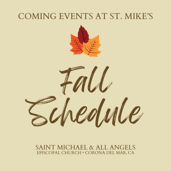 Fall Events at St. Mike's