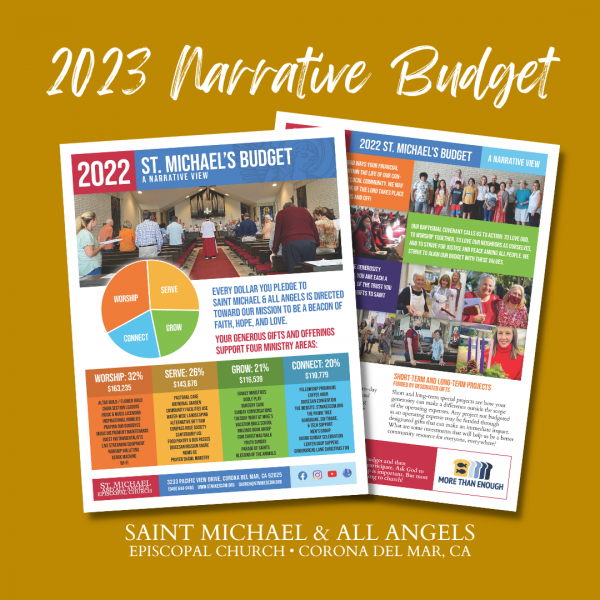 St. Mike's Narrative Budget 2023
