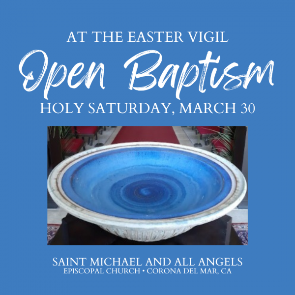 Open Baptism at the Easter Vigil